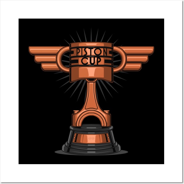 Cars Piston Cup (Bronze) Wall Art by Jiooji Project